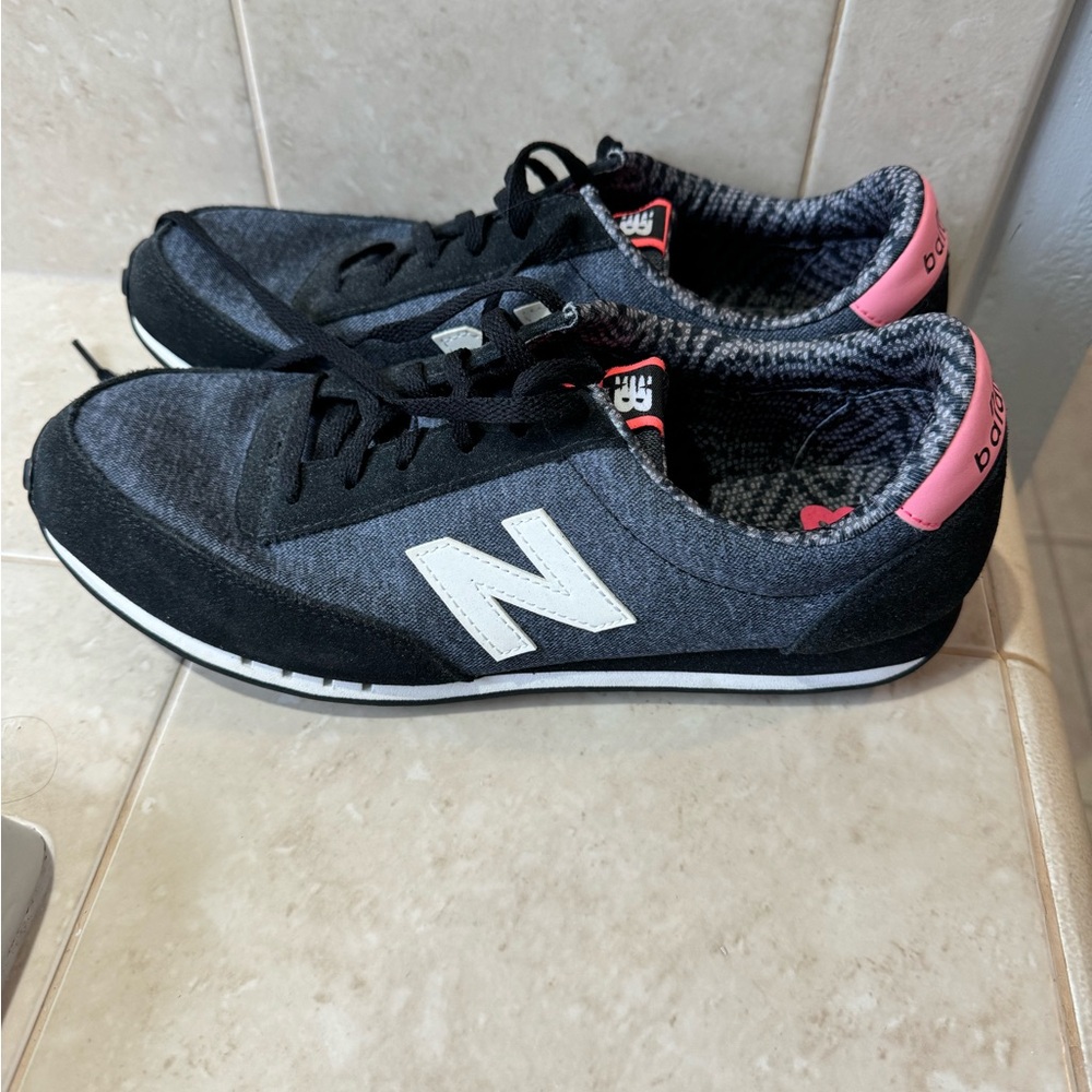 New Balance W11 410s in Black / Grey / White / hot pink. Never worn. EU size 43